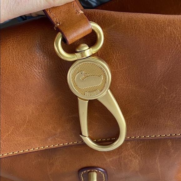 Dooney & Bourke FLORENTINE Hobo Handbag -LIBBY LEATHER INTERIOR Natural Brown - Picture 12 of 12